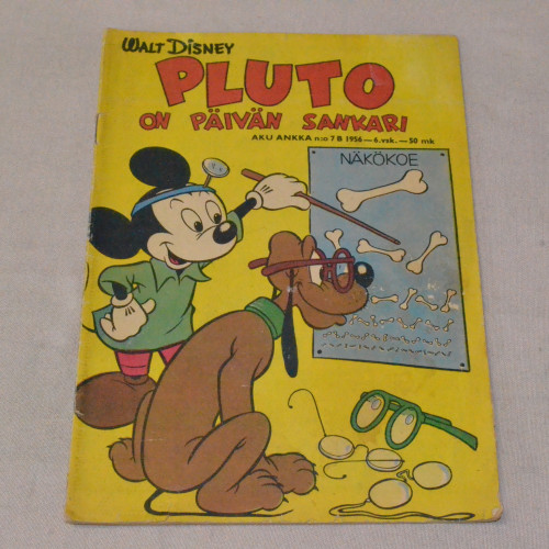 Aku Ankka 07B - 1956 Pluto on päivän sankari